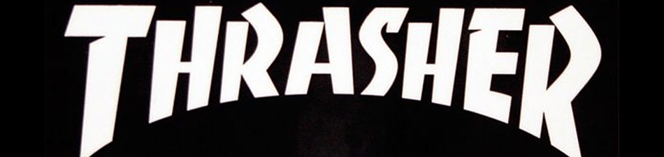 White Thrasher Logo - Thrasher T-Shirts