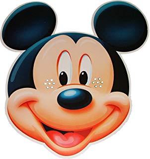 Mickey Mouse Face Logo - Amazon.com: Disney's - Minnie Mouse - Card Face Mask: Toys & Games
