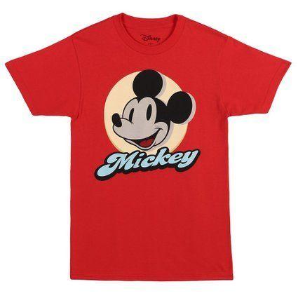 Mickey Mouse Face Logo - Disney Mickey Mouse Face Logo Adult T-Shirt | Amazon.com