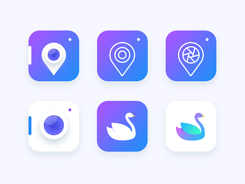 Popular App Logo - Location based Photography app icon Exploration | I C O N | App icon ...