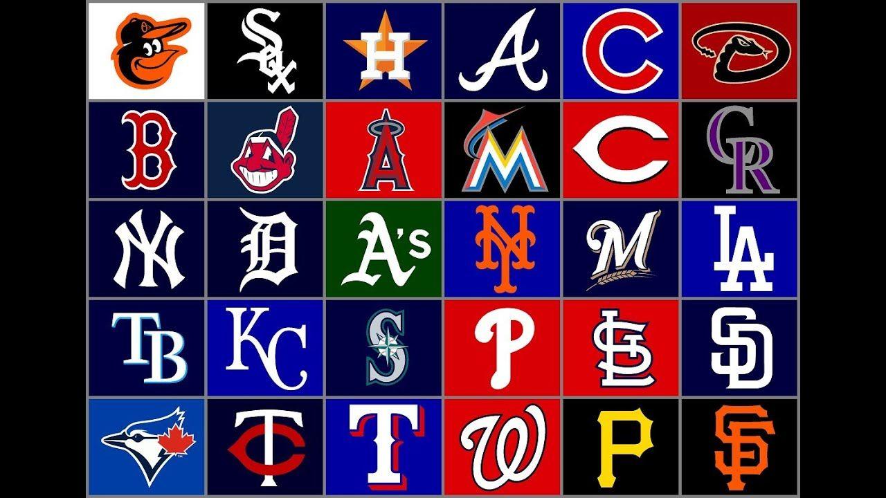 MLB Team Logo - My Rankings Of All 30 MLB Teams Logos - YouTube