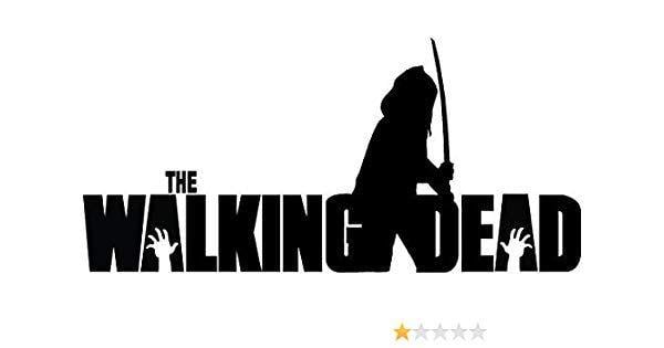 Pink and Black Windows Logo - Michonne Sword The Walking Dead Logo Vinyl Sticker Decal
