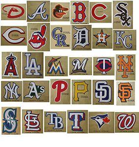 MLB Team Logo - Baseball Team Logo Decal Stickers MLB Licensed Choose from all 30