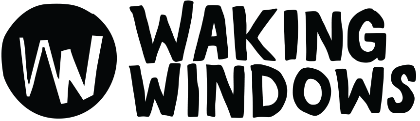 Pink and Black Windows Logo - Waking Windows