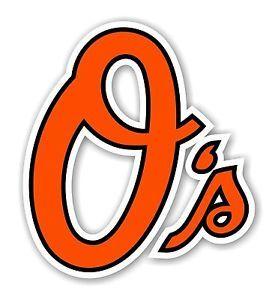 Baltimore Orioles O Logo - Baltimore Orioles O's Decal / Sticker Die cut