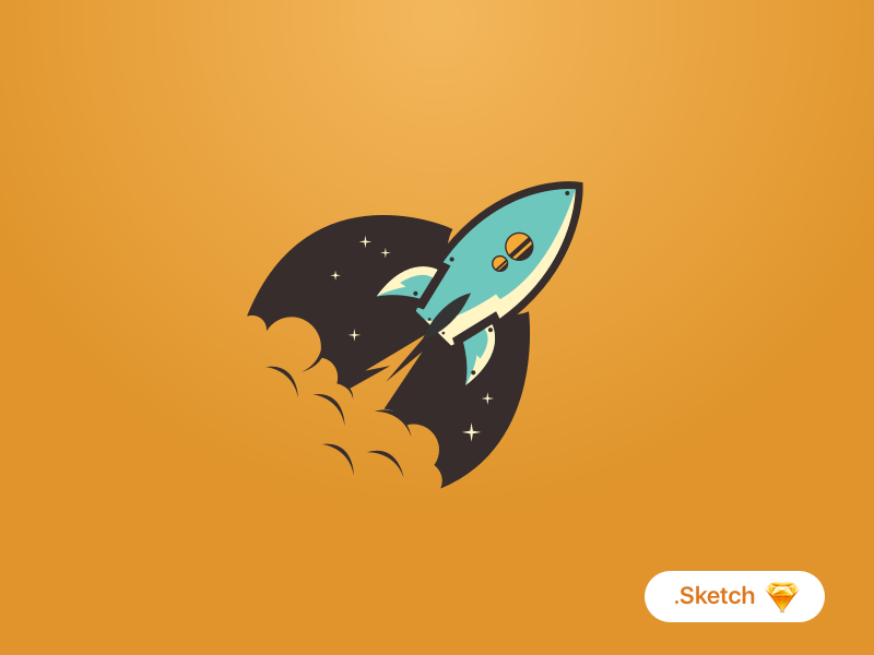 Space Logo - Rocket Space Logo. Mobile UI Examples. Logos, Logo