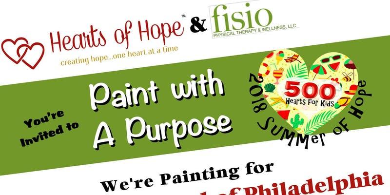 Hearts with Hope Logo - Newtown's Hearts of Hope Paint with a Purpose event on August 15