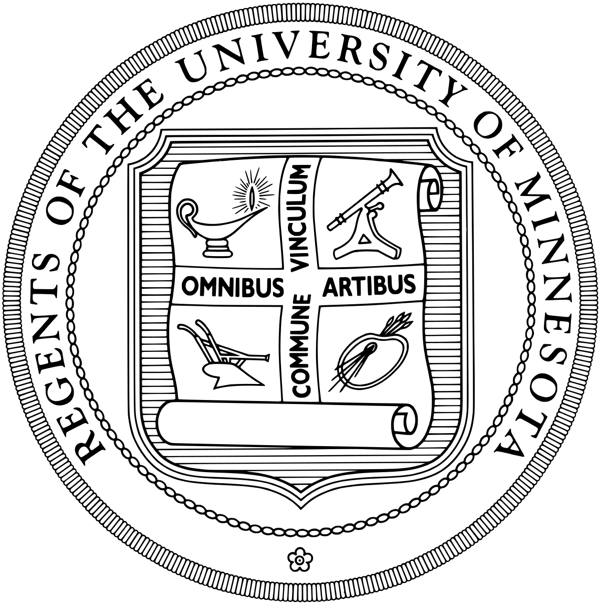 Black and White University of Minnesota Twin Cities Logo - University of Minnesota