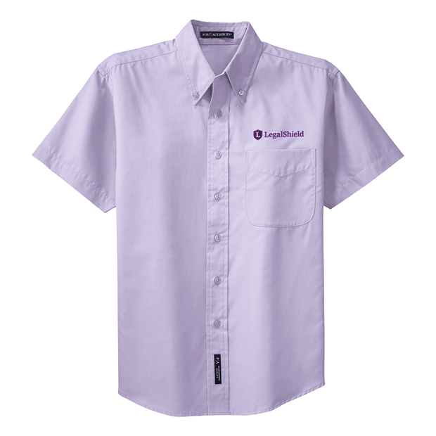 LegalShield Logo - Men's Short Sleeve Easy Care Shirt Logo