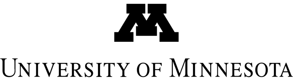 Black and White University of Minnesota Twin Cities Logo - CO Minneapolis