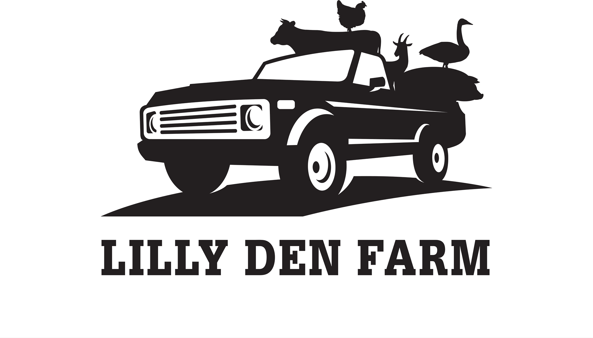 Pickup Truck Logo - Lilly Den Farm