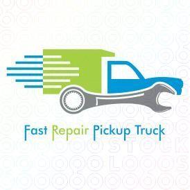 Pickup Truck Logo - Fast Repair Pickup Truck logo by Serdal Sert | Buissness | Pinterest ...