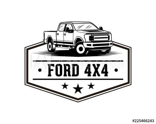 Pickup Truck Logo - Ford F150 Pickup Truck Sign Symbol Vintage Logo Vector - Buy this ...