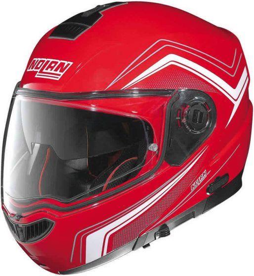 Sale Red N Logo - Nolan N104 Absolute N Com Corsa Red UK Delivery