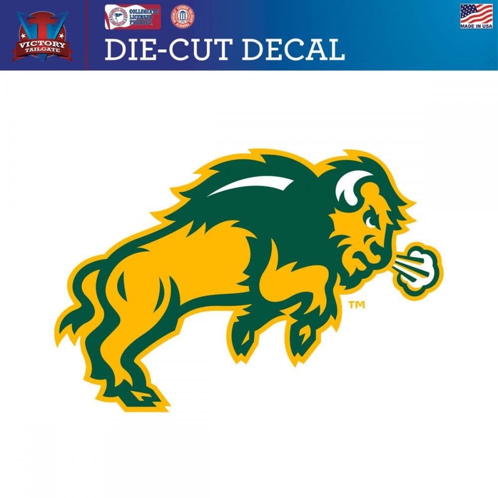 North Dakota State Bison Logo - North Dakota State University NDSU Bison Die Cut Vinyl Decal Logo 2