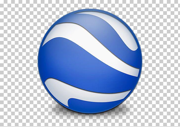 Blue and White Sphere Logo - Blue ball sphere, Google Earth, round blue and white logo PNG