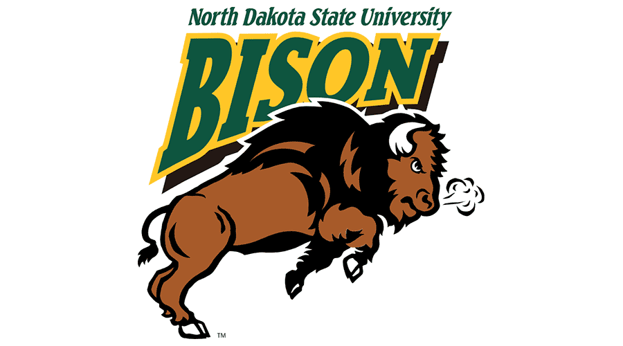 North Dakota State Bison Logo - North Dakota State University Bison Logo Vector - (.SVG + .PNG ...