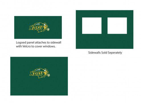 North Dakota State Bison Logo - North Dakota State Bison Logo Canopy Sidewall Panel (Attaches to ...
