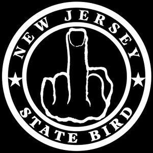 Badass Bird Logo - Details about New Jersey State Bird HUGE 5 inch decal, middle finger decal sticker BADASS