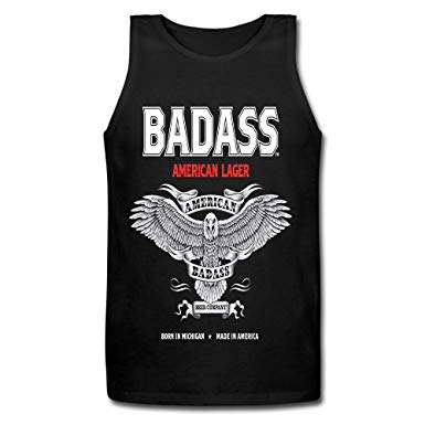 Badass Bird Logo - Badass Logo Men's T-Shirt Black Tank Top Small: Amazon.co.uk: Clothing
