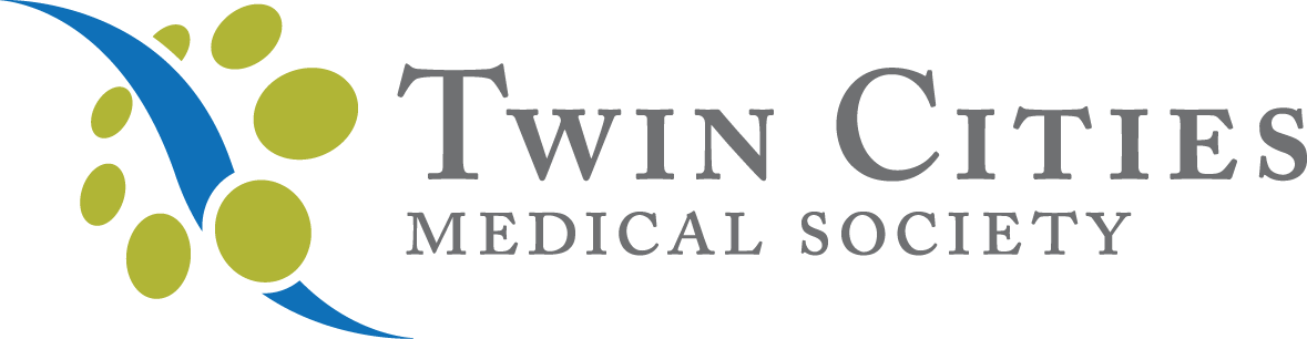 Black and White University of Minnesota Twin Cities Logo - Twin Cities Medical Society