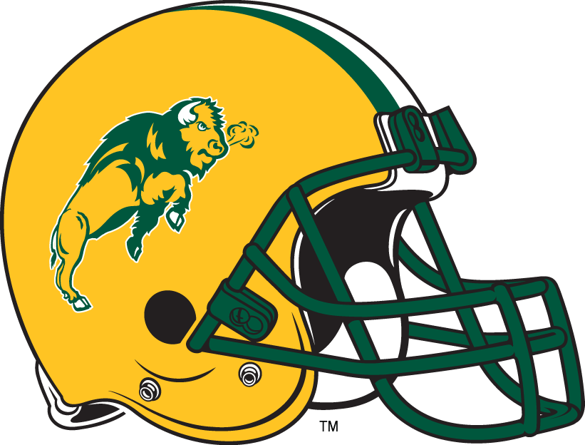 North Dakota State Bison Logo - North Dakota State Bison Helmet Division I (n R) (NCAA N R