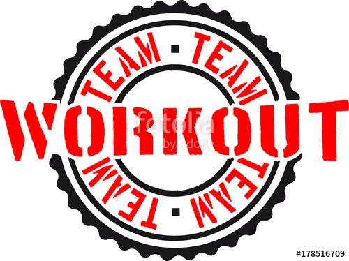 Cool Workout Logo - stempel team crew stark workout gym beast mode cool design logo ...
