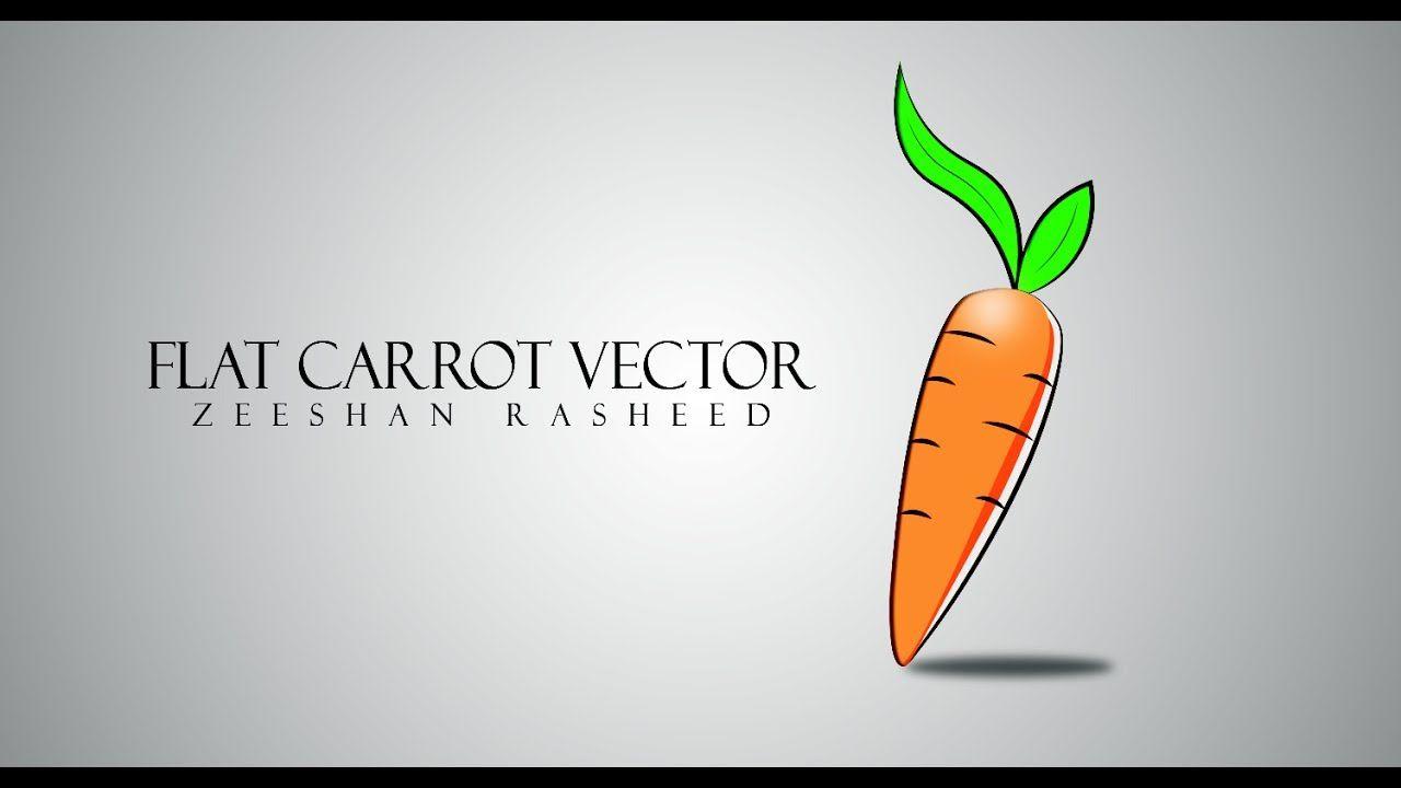 Red Carrot Logo - Adobe Illustrator Carrot Logo Design for Beginners Tutorial