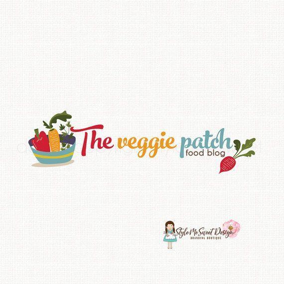 Red Carrot Logo - Vegetable logo design food blog logo red pepper logo carrot logo ...