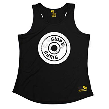 Cool Workout Logo - Premium SWPS - SWPS Weight Plate Big Logo Design - Womens ...