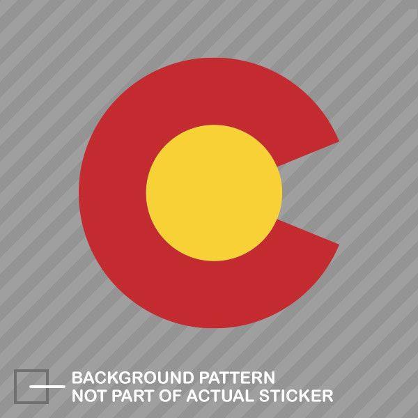 Colorado C Logo - Colorado C Logo Shaped Sticker Die Cut Decal CO Denver Boulder