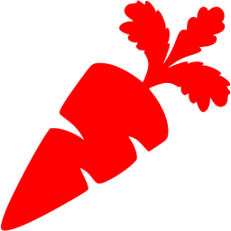 Red Carrot Logo - Red carrot icon red vegetables icons