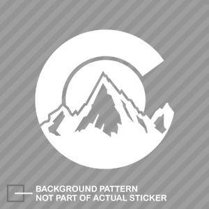 Colorado C Logo - Colorado C Logo Shaped Sticker Decal Vinyl CO Denver Boulder hape