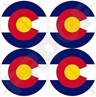 Colorado C Logo - American Vinyl Colorado C Logo Shaped Sticker Shape co
