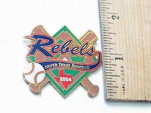 Texas Rebels Logo - North Texas Rebels Baseball Lapel Pin (#143) | eBay