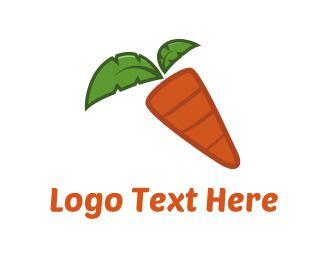 Red Carrot Logo - Logo Maker this Fresh Carrot Logo Template Instantly