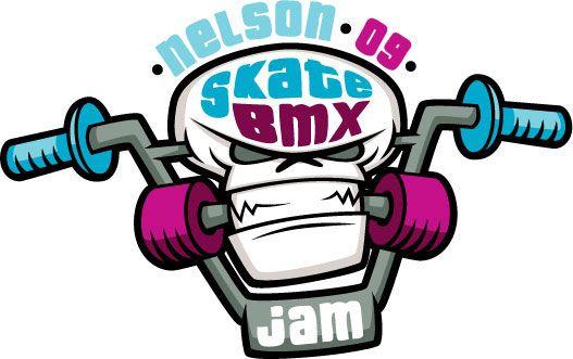 Cool BMX Logo - Nelson Skate and BMX Jam Logos, Posters, Flyers and More! — Vector ...