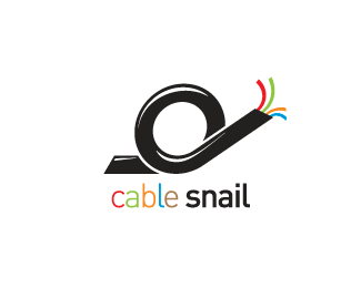 Cable Logo - Cable Snail Designed by paintbox | BrandCrowd