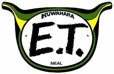 Cool BMX Logo - KUWAHARA OS Race BMX Number Plate NEAL Replica Old School Cool ET ...