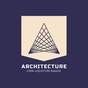Architecture Logo - Placeit Logo Template with Geometric Designs