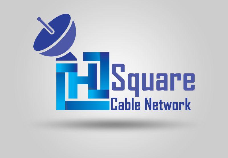 Cable Logo - H Square Cable Network Logo Design By CreativeMaker