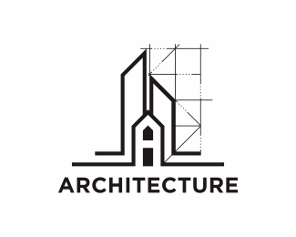 Architecture Logo - Architecture Designed by Flat™ | BrandCrowd