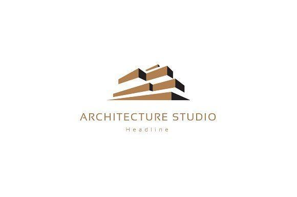 Architecture Logo - Architecture studio logo. Logo Templates Creative Market