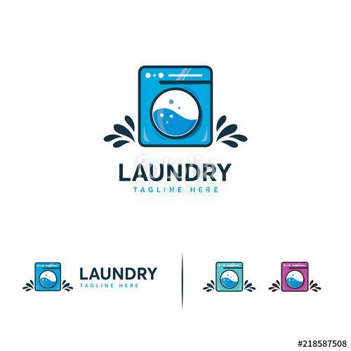 Washing Machine Logo - Laundry Logo designs concept vector, Washing Machine logo symbol ...