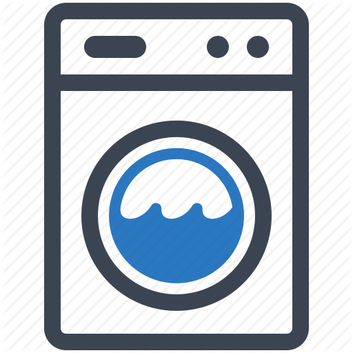 Washing Machine Logo - Cleaning, laundry service, washing machine icon