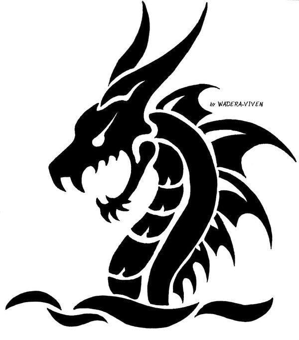 Water Dragon Cool Logo - Water Dragon the Tatoo Style by ~wadera-viven | Cool Stuff | Tatoo ...