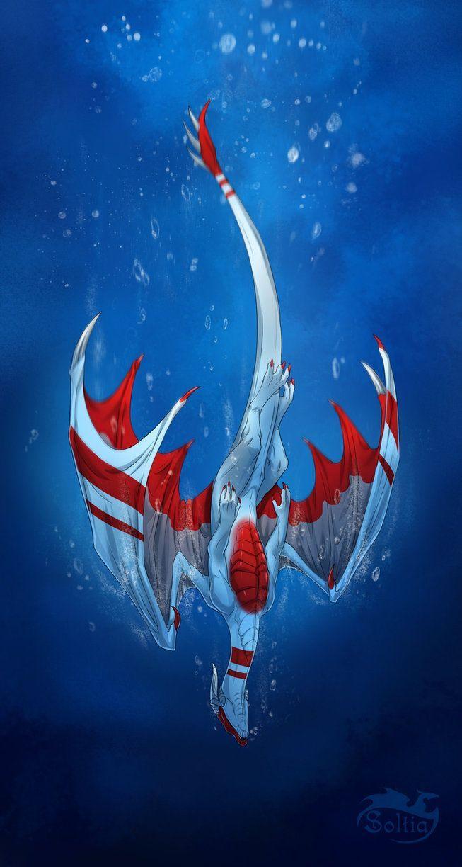 Water Dragon Cool Logo - In the water by Soltia on DeviantArt | DRAGONS AND WYVERNS AND ...