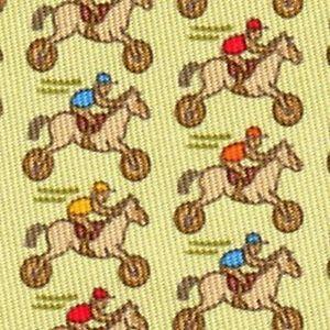 Blue Orange Red Horse Logo - FUN HERMES Blue Orange Red Jockey Riding Rocking Horse Green Animal