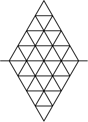 Two and 4 Red Triangles White Triangles Logo - Art of Problem Solving