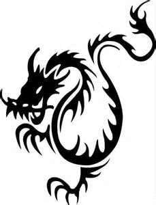 Water Dragon Cool Logo - Of Japanese And Chinese Tribal Dragon Tattoos Cool Tattoo | dragon ...